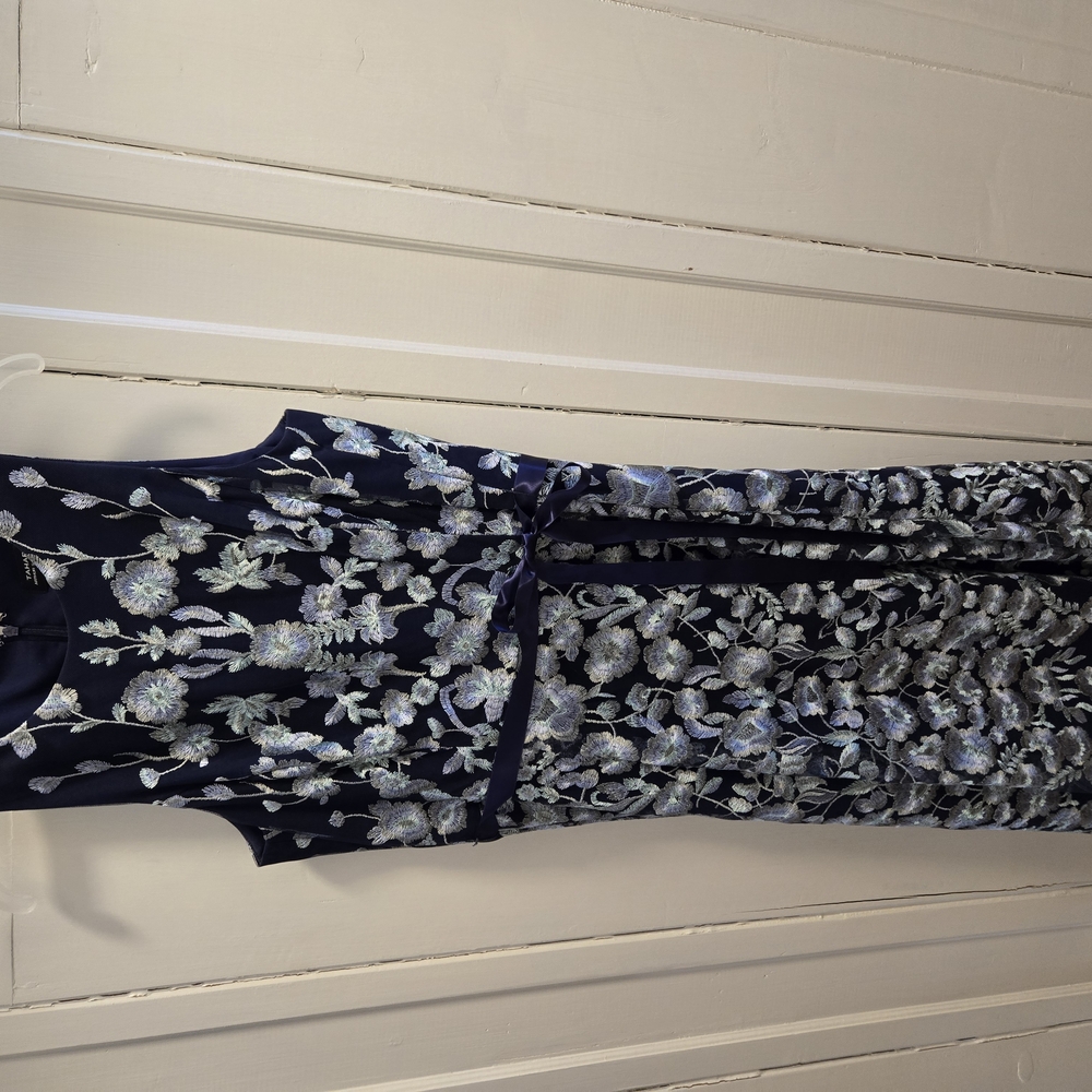 Elegant Floral Embroidered Dress